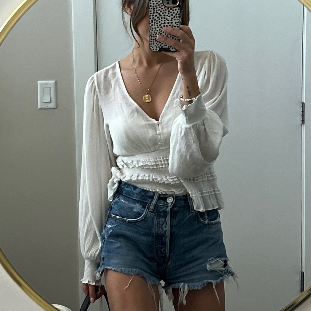 delicate & soft cotton blouse by Mustard Seed